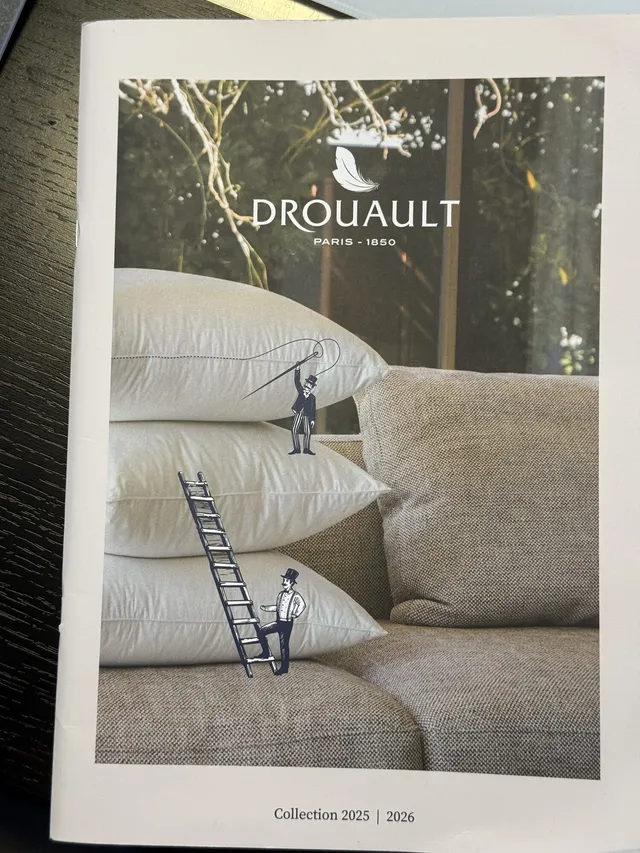 Catalogue Drouault, oreillers et couettes haut de gamme, chez Literie Midilit