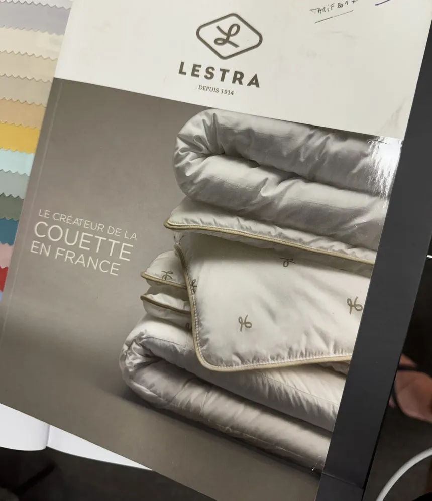 Catalogue Lestra, le créateur de la couette en France, chez Literie Midilit