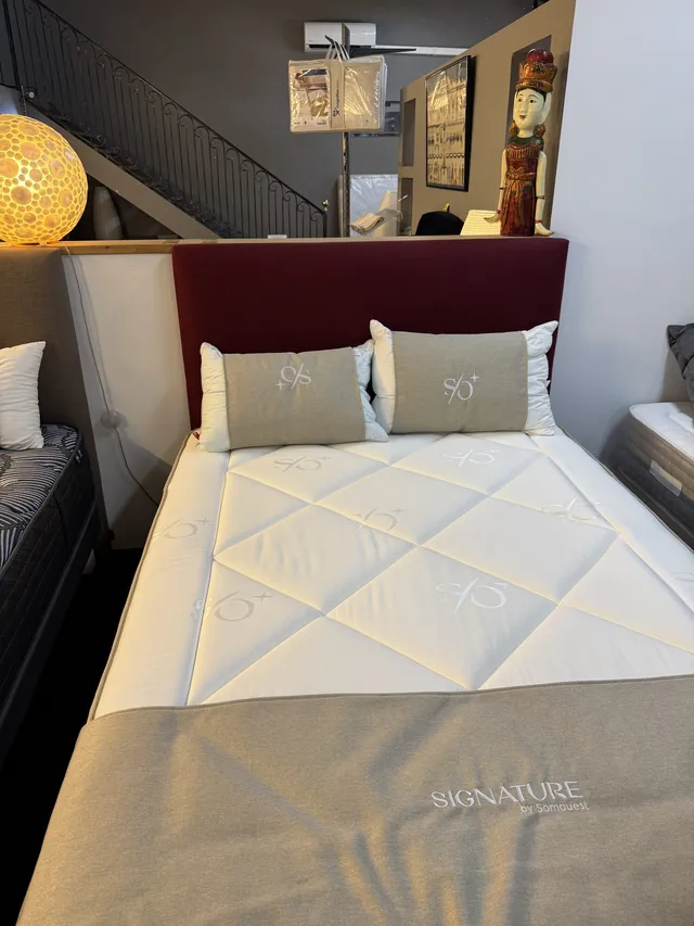 Matelas Signature by Somouest exposé en magasin