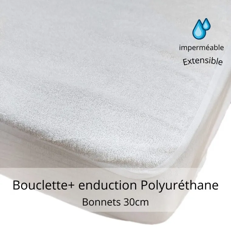 Protection literie Bed & Protech' Bouclette — photo officielle Tradilinge