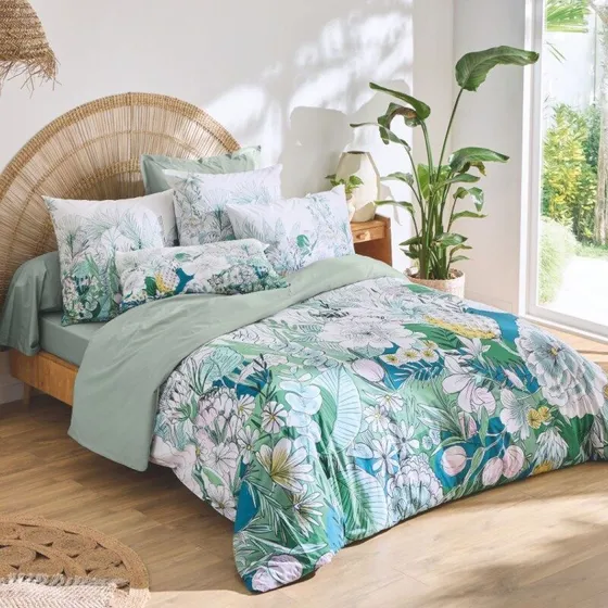Parure Bali — percale imprimée — Tradilinge