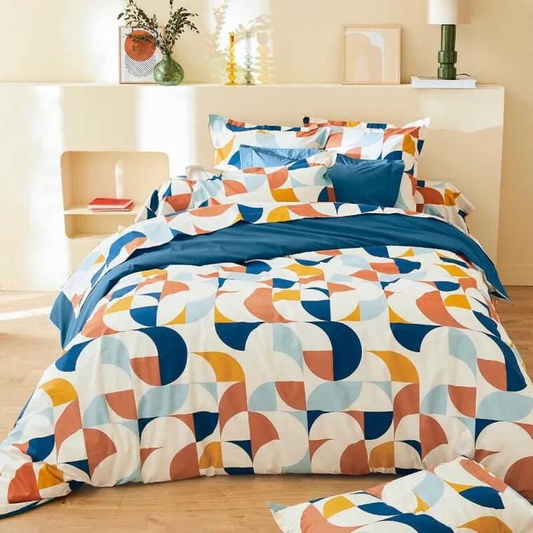 Parure Modulo — percale imprimée — photo officielle Tradilinge